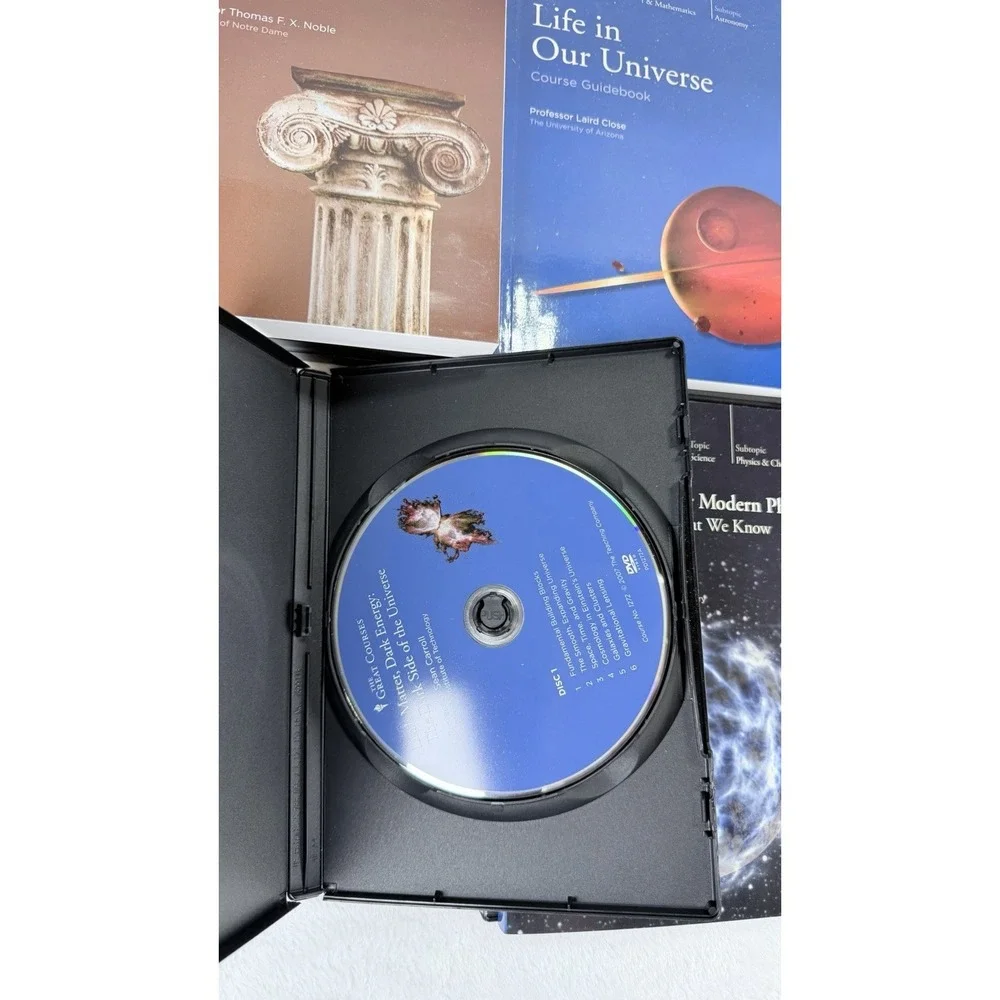 The Great Courses Guidebook Lot Of 8 –Physics, History, Science, Latin Excellent